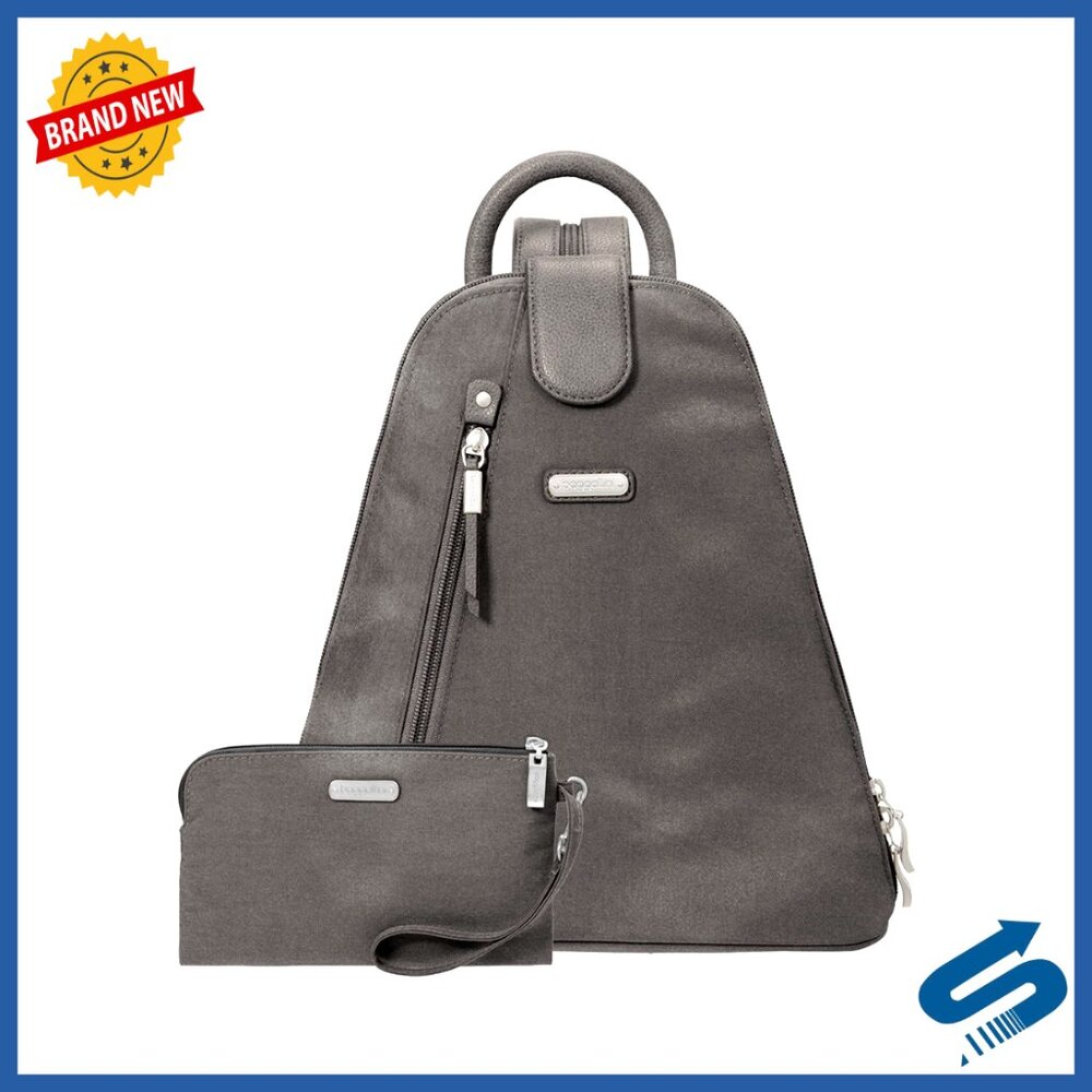 Convertible Sling Backpack Rfid Wristlet Water-Resistant Lightweight Travel Bag